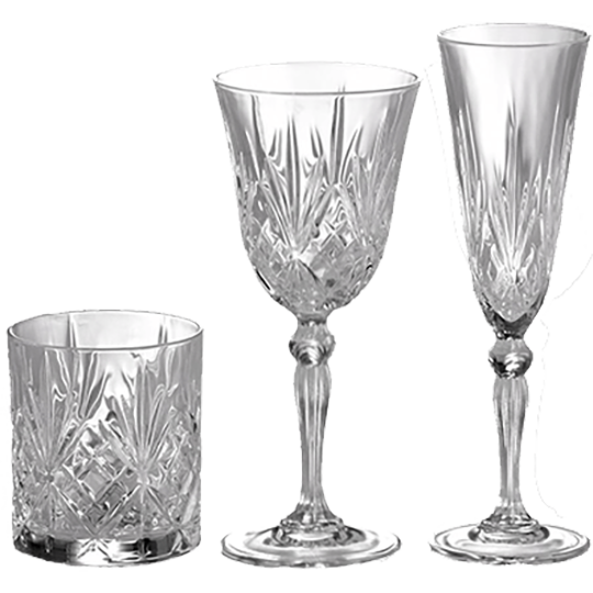 Empire Crystal Glassware Collection